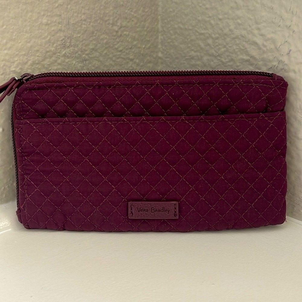 NWOT Vera Bradley Burgundy Wallet